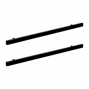 Prestige Purity Handle 500mm - Matt Black (Pack of 2)