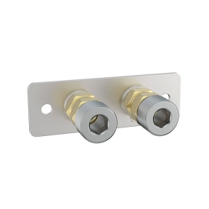 Prestige Concealed Douche Plate - Chrome | Product Image