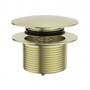 Prestige Freestanding Click Clack Bath Waste - Brushed Brass