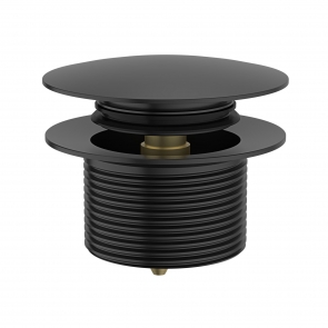 Prestige Freestanding Click Clack Bath Waste - Black