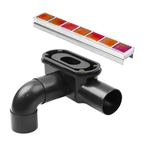 ProWarm ProTray Linear 300mm Wet Room Drain with Tileable Cover | Product Image