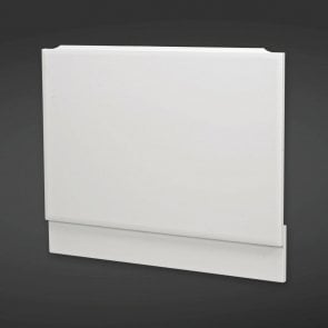RAK Ceramic End Bath Panel 585mm H x 800mm W - Gloss White