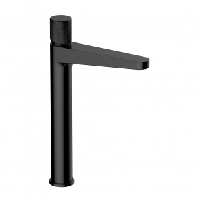 RAK Amalfi Tall Basin Mixer Tap Without Waste - Matt Black