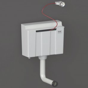 RAK Ecofix Furniture Cistern Complete With Dual Flush Push Button - Bottom Inlet