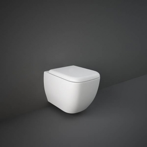 RAK Metropolitan Wall Hung Toilet Pan - Soft Close Seat | Product Image