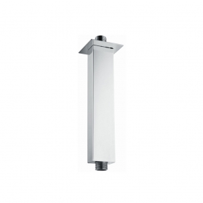 RAK Ceiling Mounted Square Shower Arm 250mm Length - Chrome