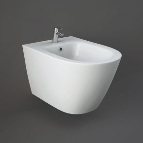 RAK Resort Wall Hung Bidet with Hidden Fixations 520mm Projection - Alpine White