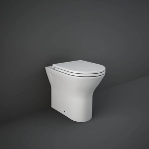 RAK Resort Rimless Back to Wall Toilet with Slim Sandwich Soft Close Seat