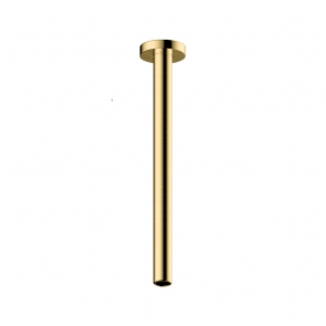 RAK Ceiling Mounted Shower Arm 300mm Length - Brushed Gold