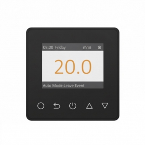 Redroom Wifi Enabled Thermostat Control - Black