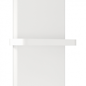 Reina Borda Single Radiator Towel Bar 640mm Wide - White