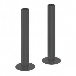 Reina Radiator Valve Pipe Sleeve Kit Pair 130mm - Anthracite