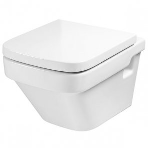 Roca Dama-N Compact Wall Hung Toilet 500mm Projection Soft Close Seat