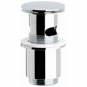 Sagittarius Short Basin Waste Shroud for Slotted Waste - Chrome