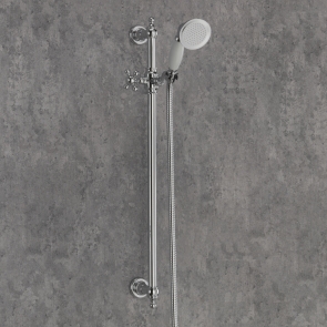 Sagittarius Victoria Shower Slide Rail and Handset Kit - Chrome | Product Image