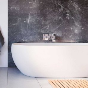Showerwall Proclick MDF Shower Panel 1200mm Wide x 2440mm High - Grigio Marble