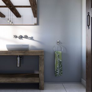 Showerwall Square Edge MDF Shower Panel 900mm Wide x 2440mm High - Linea White