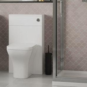 Signature Aalborg Back to Wall WC Toilet Unit 500mm Wide - White Gloss