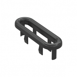 Signature Oval Overflow Ring - Matt Black