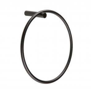 Signature Sofia Brass Towel Ring - Black