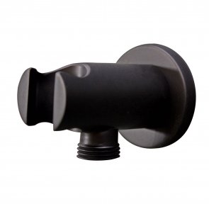 Vema Timea Handset Wall Bracket and Outlet - Black