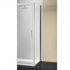 Merlyn Vivid Sublime Infold Shower Door Optional Side Panel 760mm Wide - 8mm Glass