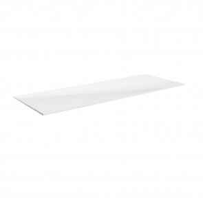 Signature Stockholm Laminate Worktop 1205mm Wide - White Gloss | Product Image
