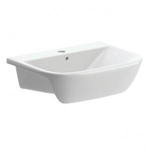 Signature Aztec Semi-Recessed Basin 520mm Wide - 1 Tap Hole