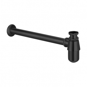 Signature Modern Round Bottle Trap - Matt Black