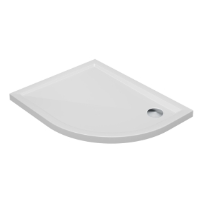 Signature Boundary Offset Quadrant Stone Resin Shower Tray 1000mm x 800mm Right Handed (inc Waste) | Product Image