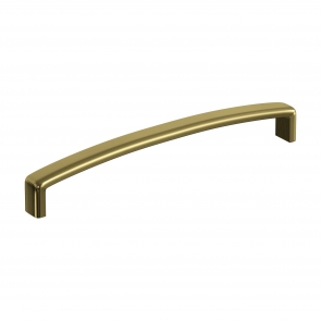 Signature Chunky D-Shape Handle 170mm Wide Single - Brushed Brass