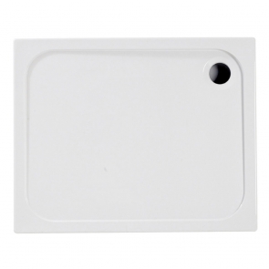 Signature Deluxe Rectangular Shower Tray with Waste 1500mm x 700mm - White