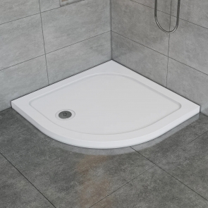 Signature Deluxe Quadrant Shower Tray 900mm x 900mm (inc Waste) | Product Image
