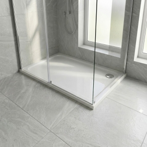 Signature Deluxe Rectangular Shower Tray 1000mm x 700mm (inc Waste) | Product Image