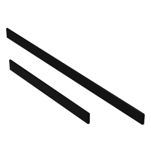 Signature Dusk Matt Black Rectangular Shower Tray Riser Kit (up to 1200mm) - 100mm High