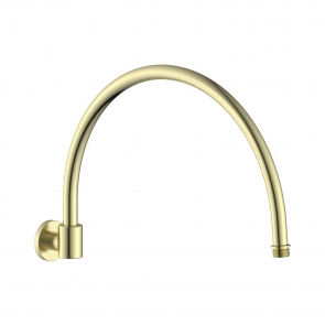 Signature Eternal Traditional Round Shower Arm 365mm - Brushed Brass