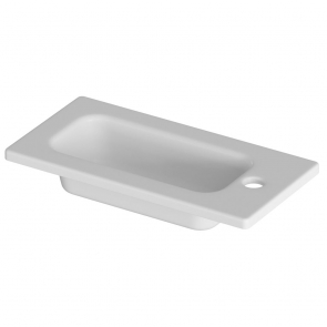 Signature Slim Inset Vanity Basin 1 Tap Hole - 460mm wide