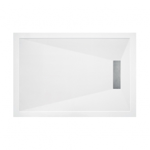 Signature Linear Slim Rectangular Shower Tray 1000mm x 800mm (inc Waste)