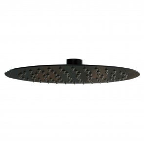 Vema Timea Round Shower Head 250mm Diameter - Black