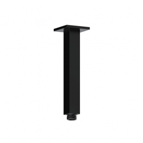 Signature React Square Ceiling Mounted Shower Arm 180mm Length - Matt Black