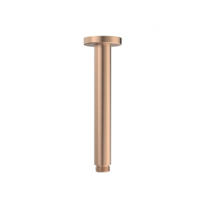 Signature Reflex Round Ceiling Mounted Shower Arm 180mm Length - Brushed Bronze