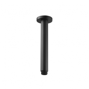 Signature Round Ceiling Mounted Shower Arm 180mm Length - Matt Black