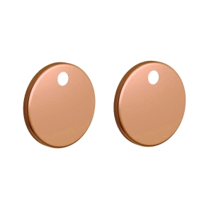 Signature Toilet Seat Cover Caps - Brushed Bronze | Product Image