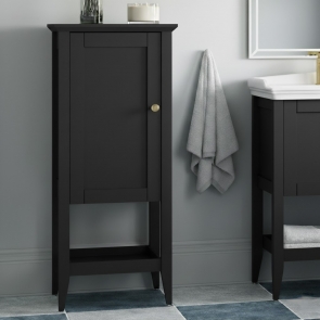 Signature Tribute Floor Standing 1-Door Storage Unit 470mm Wide - Matt Anthracite | Product Image