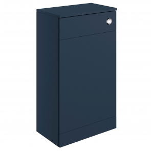 Signature Umea Back to Wall WC Toilet Unit 500mm Wide - Matt Deep Blue