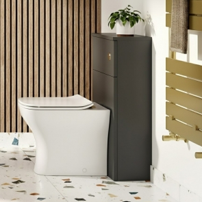 Signature Verge Back to Wall WC Toilet Unit 503mm Wide - Matt Clay | Product Image