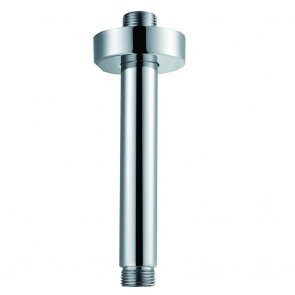 Delphi Round Ceiling Mounted Shower Arm 120mm Length - Chrome