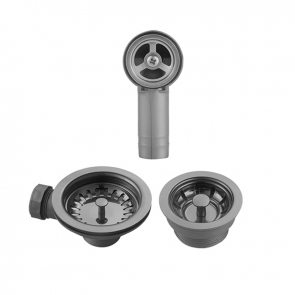 The 1810 Basket Strainer Waste Kit with Overflow - Gunmetal