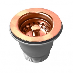 The 1810 Company Basket Strainer Waste for Belafast Sink - Copper