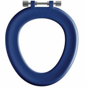 Twyford Sola Toilet Seat Ring 350mm Wide - Blue